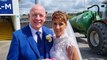 Derry City fans visit Brandywell on wedding day