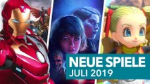 22 neue Konsolenspiele im Juli 2019 - Release-Vorschau für PS4, Xbox One & Nintendo Switch