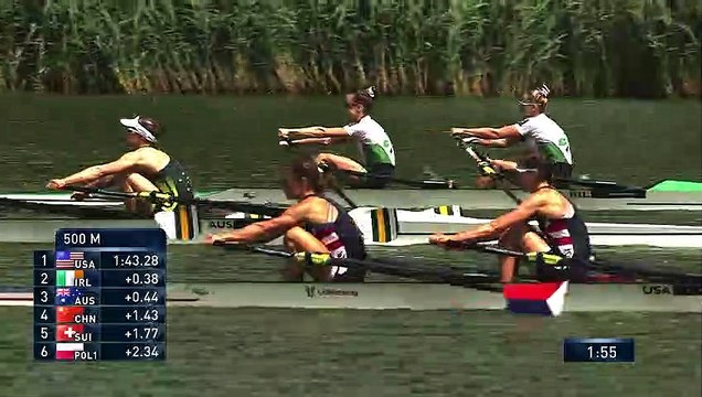 2022 World Rowing Cup II - Poznan, Poland - Lightweight Women's Double Sculls (LW2x) A-final