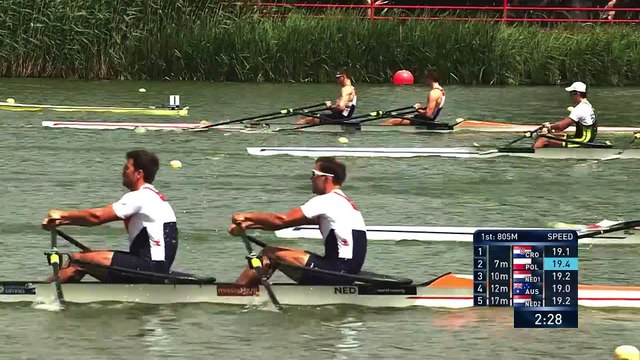 2022 World Rowing Cup II - Poznan, Poland - Men's Double Sculls (M2x) A-final