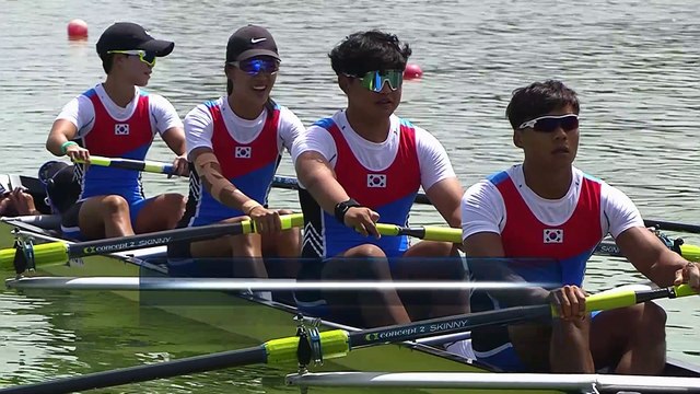 2022 World Rowing Cup II - Poznan, Poland - PR3 Mixed Coxed Four (PR3 Mix4+) A-final