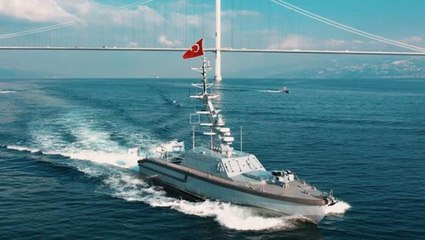 Türkiye'nin yeni insansız deniz aracı sahaya indi
