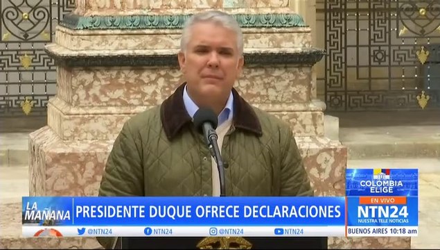 Declaraciones del presidente Iván Duque