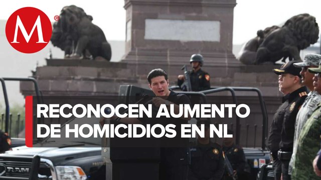 Secretario de seguridad reconocen aumento de homicidios en Nuevo León