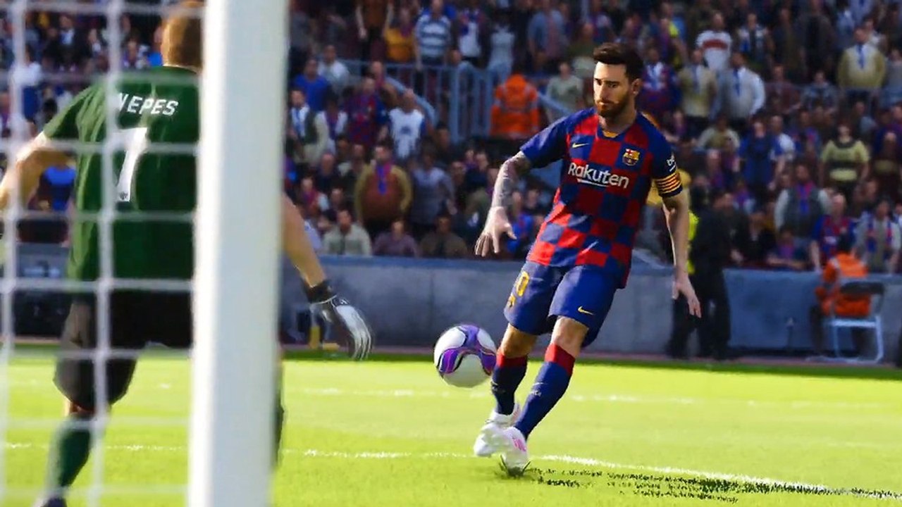 Efootball pes 2020 - e3-trailer mit messi, ronaldinho & co.
