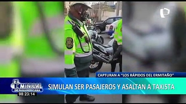 Los rápidos del ermitaño : se hacen pasar por falsos pasajeros para robar auto a taxista