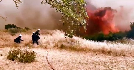 Foco de Los Arcos en los incendios de Navarra