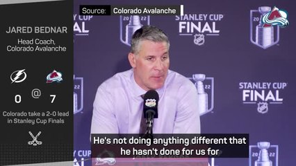 Bednar lauds ‘relentless’ Nichushkin