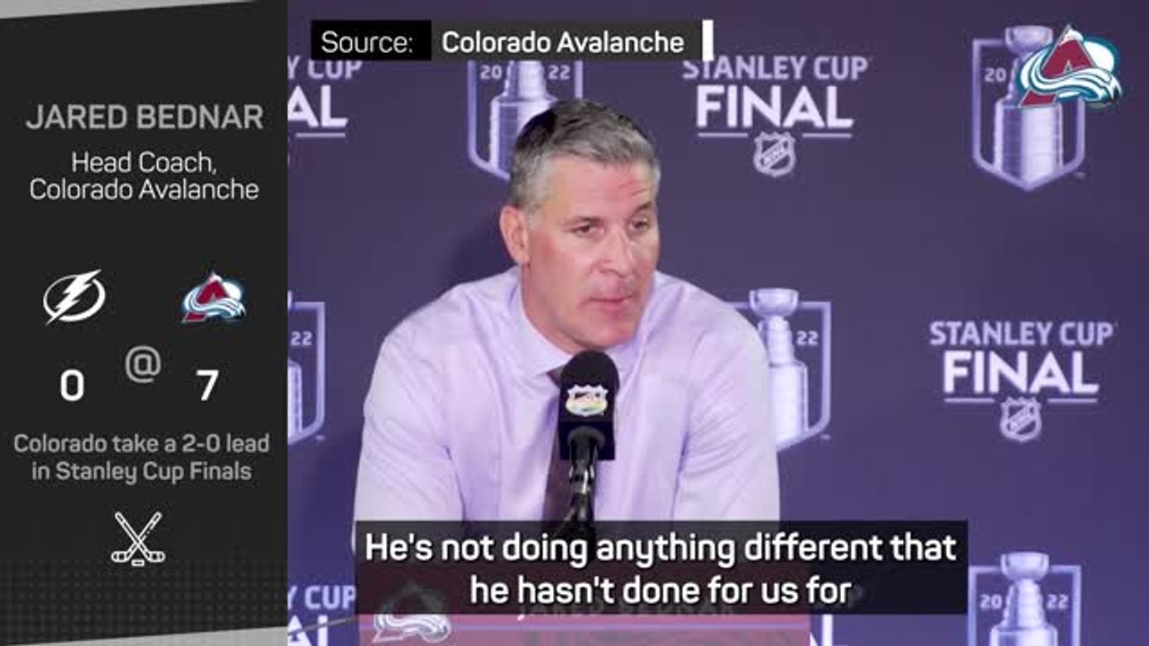 Bednar lauds ‘relentless’ Nichushkin