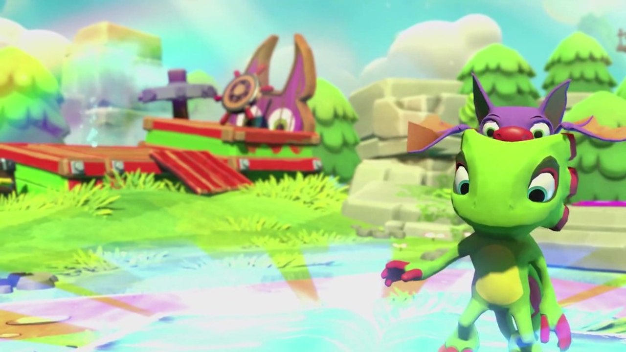 Yooka-laylee and the impossible lair - gameplay-trailer des 2.5d-ablegers