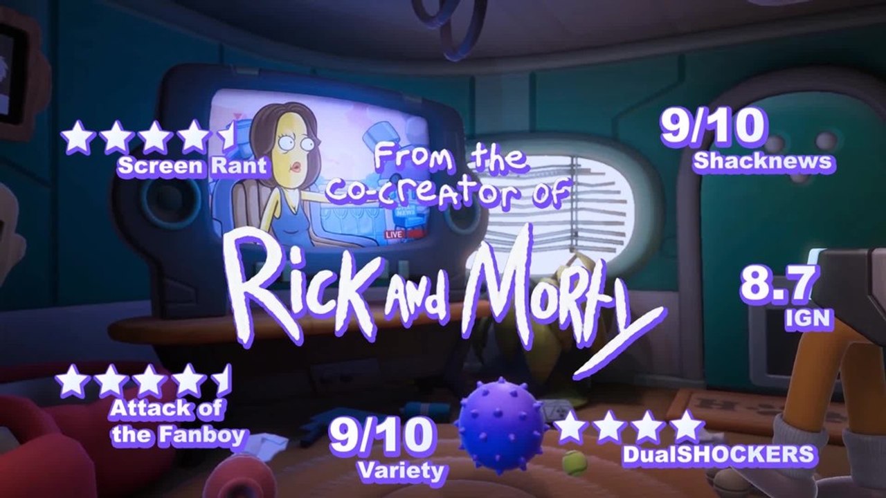 Trover saves the universe - trailer für rick-and-morty-fans