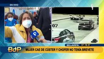 Mujer se encuentra entre la vida y la muerte tras caer de cúster que hacía “carreras”