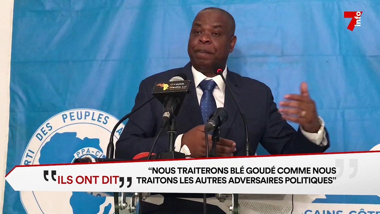 Koné Katinan (PPA-CI) : "Nous traiterons Blé Goudé comme les autres adversaires politiques"