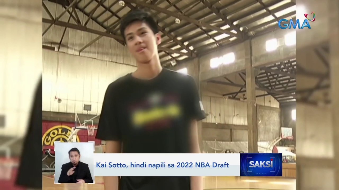 Kai Sotto, hindi napili sa 2022 NBA Draft | Saksi