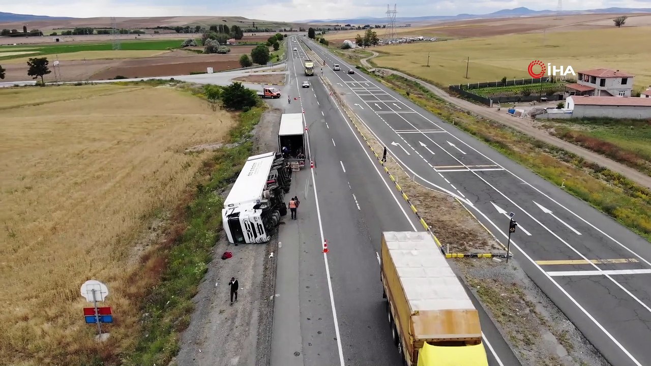 Rusya’ya 48 bin dolarlık yük götürüyordu… “Tırı bu tarafa yatırmak zorunda kaldım”