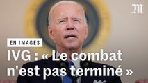 « Le combat n'est pas terminé » : Joe Biden appelle les Américains à restaurer Roe vs Wade