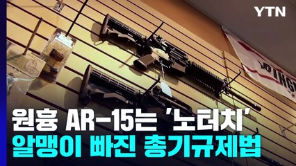 美 총기사건 원흉 AR-15는 '노터치'...알맹이 빠진 총기규제법 / YTN
