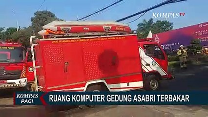 Diduga Akibat Korsleting Listrik, Ruang Komputer Gedung Asabri di Jakarta Timur Terbakar