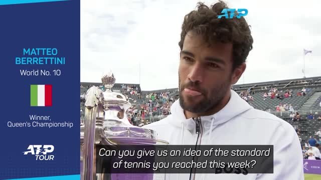 Berrettini puts injury trouble behind him in Queen's triumph