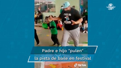 Saca los pasos prohibidos en festival del Día del Padre y se vuelve viral en Tik Tok