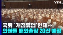 국회 '개점휴업'인데... 의원들 줄줄이 해외출장 / YTN