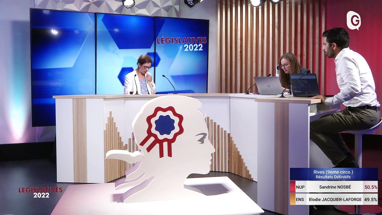 LEGISLATIVES - 19/06/22 - Soirée du 2ème tour