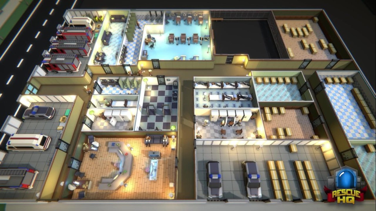 Rescue HQ – The Tycoon - Erstes Gameplay aus der Blaulicht-Sim