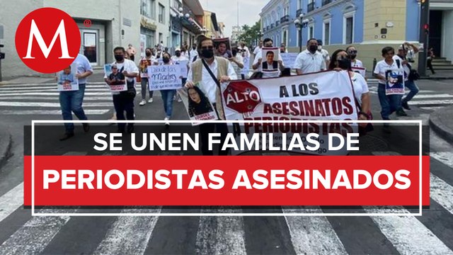 En Veracruz, familiares de periodistas que han sido asesinados se reúnen