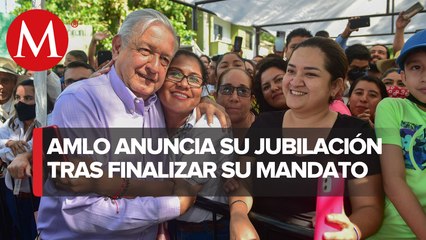 Va a haber relevo y los que vienen puede ser mejores que yo, dice AMLO