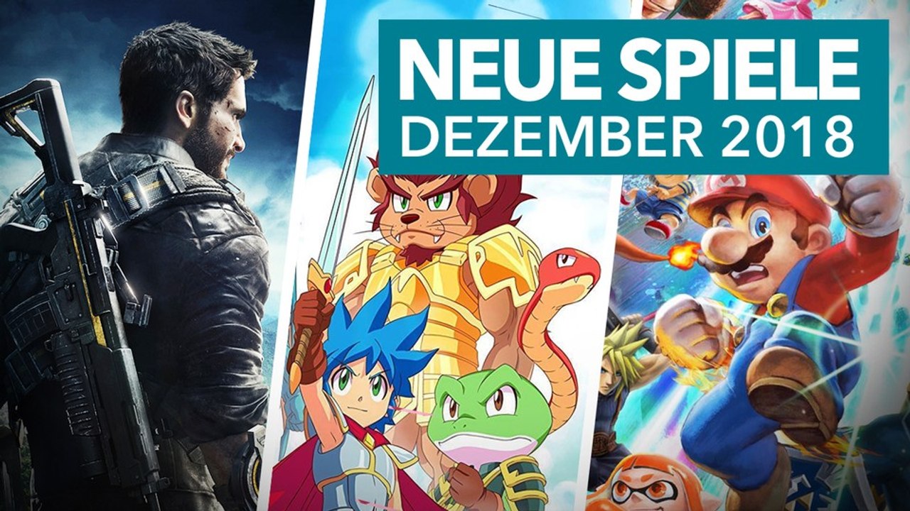 17 neue Konsolenspiele im Dezember 2018 - Release-Vorschau für PS4, Xbox One & Nintendo Switch
