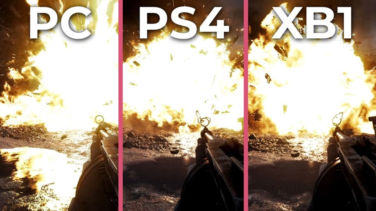 Battlefield 5 - PC mit Raytracing und ohne gegen PS4 & Xbox One im Grafikvergleich