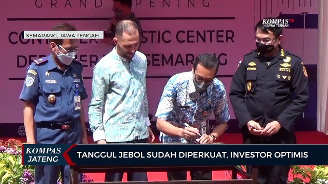 Tanggul Jebol di Pelabuhan Tanjung Emas Diperkuat, Investor Optimis