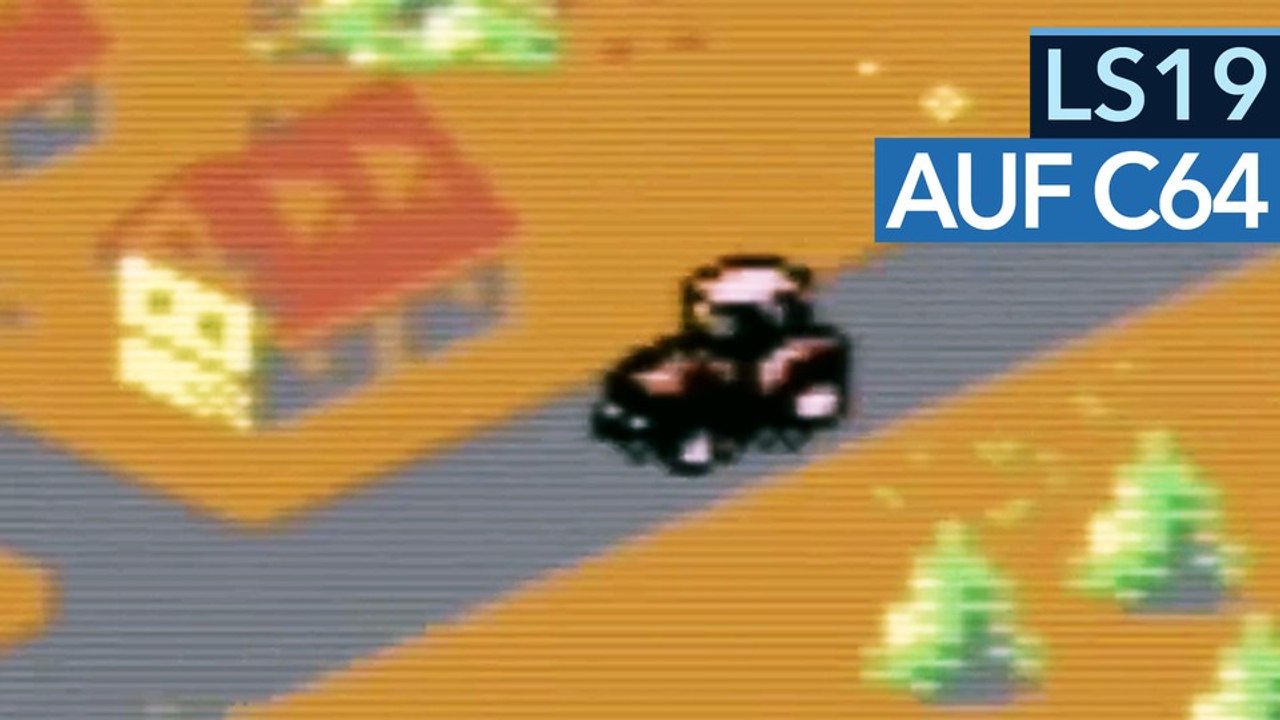 Landwirtschafts-Simulator 19 auf C64 - Angespielt-Video: Das wurde aus dem Aprilscherz