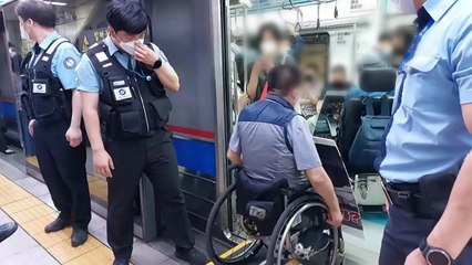 전장연, 출근길 시위 재개..."장애인 권리예산 반영" / YTN