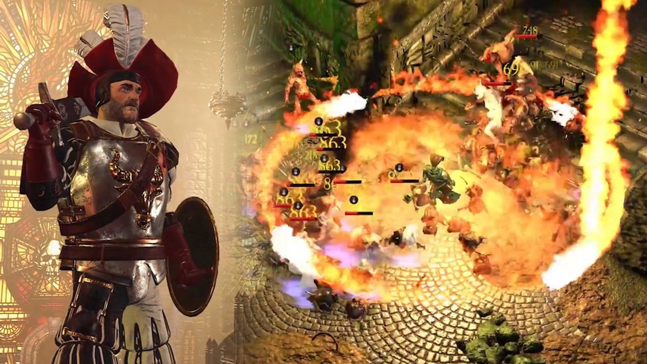 Warhammer: chaosbane - gameplay-trailer zur »ritter«-klasse des diablo-klons