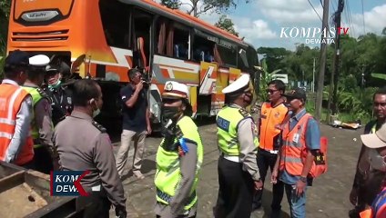 Terlibat Kecelakaan, KNKT Periksa Kelengkapan Bus