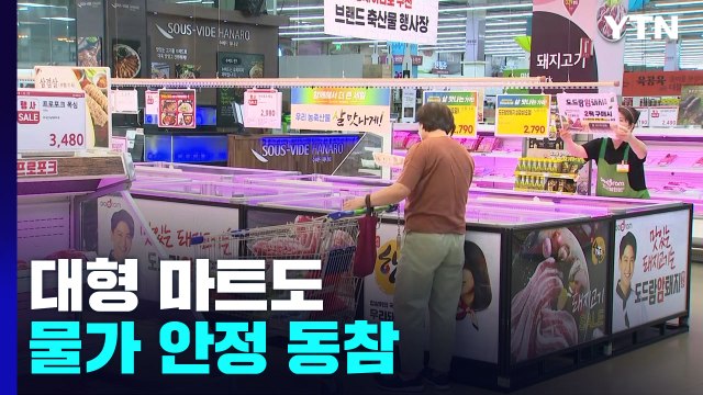 소비자들 발길 잡아라 ...대형 마트, 물가 안정 동참 / YTN