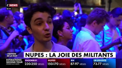 Download Video: Législatives - Pour Jean-Luc Mélenchon c'est un succès en demi-teinte avec 131 sièges, mais le leader des Insoumis ne sera pas Premier Ministre comme il le souhaitait ! Regardez les réactions des militants