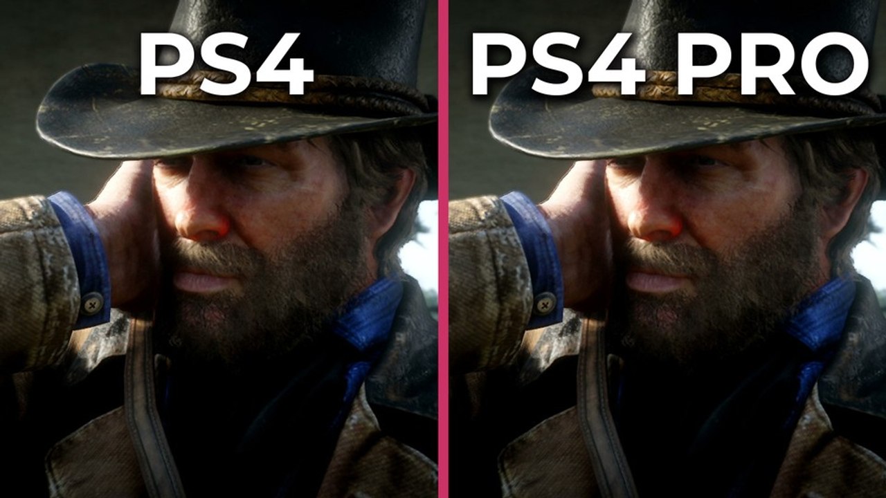 Red Dead Redemption 2 - PS4 gegen PS4 Pro im Grafikvergleich
