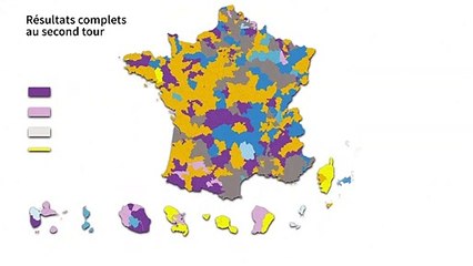 Les candidats arrivés en tête par circonscription