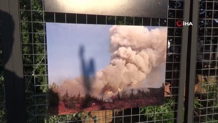 Son dakika haberleri | Yangınlarda çektiği fotoğraflardan sergi açtı