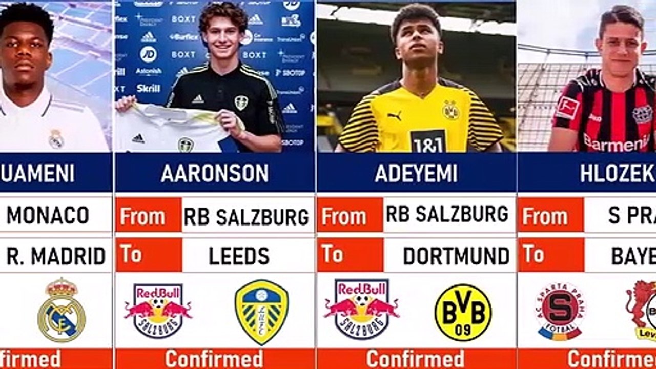 Top Transfer News Confirmed 2022_DE JONG, MARCELO, Nunez etc...