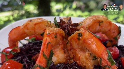 Gourmand - Gambas flambées