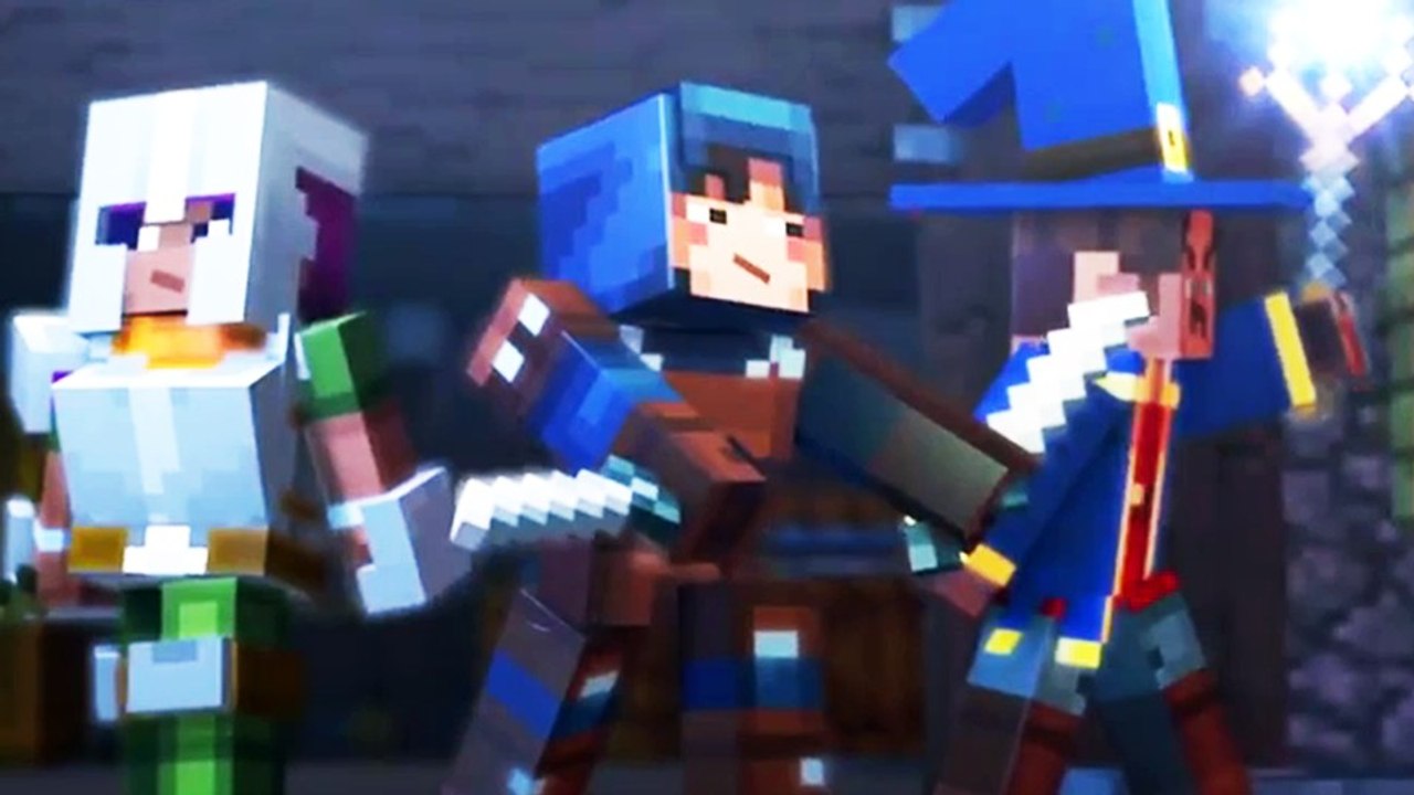 Minecraft: dungeons - ankündigungs-trailer zum minecraft-diablo