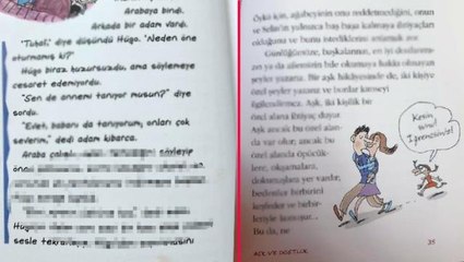 Çocuklarımıza neler okutuyoruz? 2 kitapta geçen ifadeler, sosyal medyayı ayağa kaldırdı