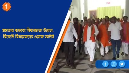 মমতার বক্তব্যে বিধানসভা উত্তাল, বিজেপি বিধায়কদের ওয়াক আউট| OneIndia Bengali