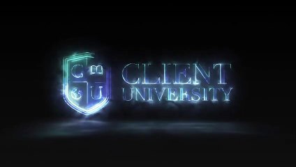 Logo Intro Animation for CLIENT UNIVERSITY
