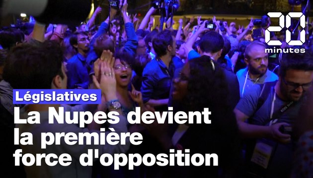 Résultats législatives 2022 : la joie des militants Nupes, première force d'opposition à l'Assemblée
