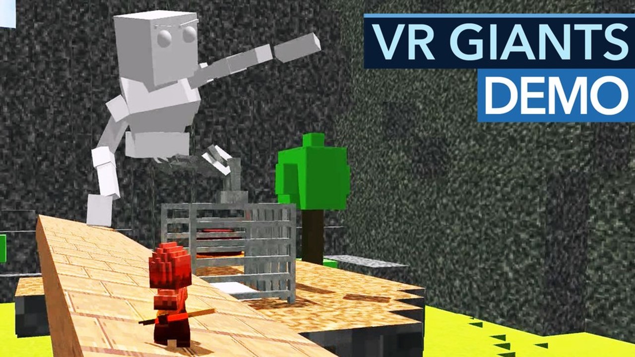 VR Giants - Demo-Gameplay: Hier wird nur einem Spieler übel, wenn überhaupt