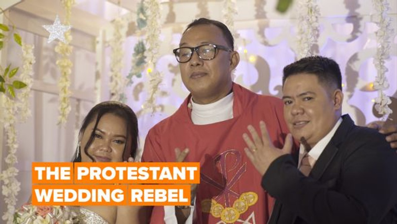 The reverend performing illegal same sex weddings